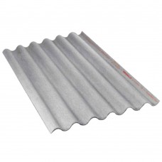 Telha Ondulada De Fibrocimento 244x110cm 5mm Residencial Cinza Brasilit
