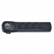 Filtro De Linha 3 Metros Bivolt Preto Force Line