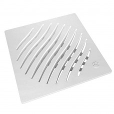 Grelha Quadrada Branca 150mm