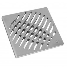 Grelha Quadrada Cromada 150mm