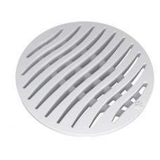 Grelha Redonda Branca 150mm