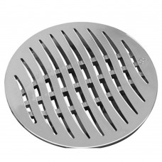 Grelha Redonda Cromada 100mm