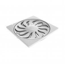 Grelha Quadrada 150mm Abre/fecha Branca Tigre