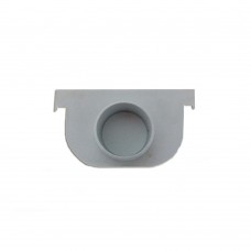 Terminal Para Calha De Piso 12cm Cinza Odem