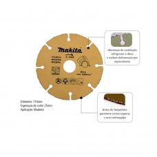 Lâmina Para Serra De Metal Duro B40668 Makita Lâmina Para Serra De Metal Duro B40668 Makita