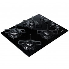 Cooktop 4 Bocas Brastemp Com Grades Piatina E Acendimento Automático Bivolt