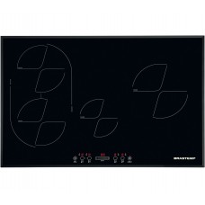 Cooktop 4 Bocas De Indução Brastemp Gourmand Com Smart Zone 220v