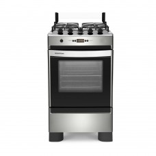 Fogão Brastemp 4 Bocas Cor Inox Com Timer Digital Bivolt