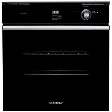 Forno De Embutir A Gás Brastemp 78 Litros Preto Com Grill E Timer Touch 220v