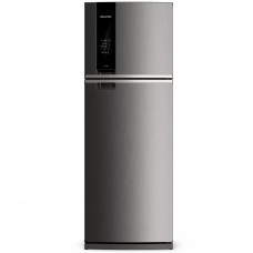 Geladeira Brastemp Frost Free Duplex 500 Litros Cor Inox Com Turbo Control 110v