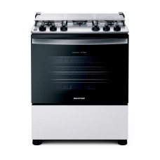Fogão Brastemp 5 Bocas Branco Com Turbo Chama - Bfs5ecb Bivolt