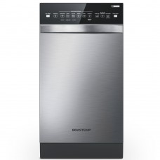 Lava-louças 10 Serviços Brastemp Cor Inox Com Ciclo Pesado - Blf10br 220v