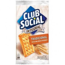 Biscoito Club Social Integral Tradicional Pacote 144g