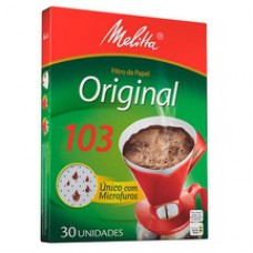 Filtro Melitta 103 com 30 