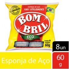 Lã De Aço Bombril 8un
