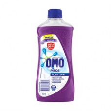 Limp. Desinfetante Omo 450ml Acao Total Pisos Lavanda