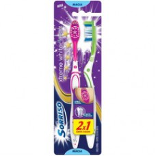 Escova Dental Sorriso Xtreme White 5 Estrelas Macia Leve 2 Pague 1