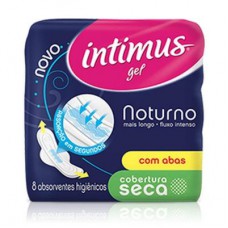 Absorvente Intimus Gel Noturnoc/abas 8un Seca