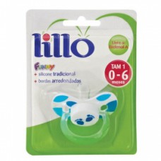 Chupeta Lillo Funny Pezinho Baby Silicone Tamanho 1 - Azul