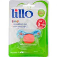 Chupeta Funny Ortodontico Nº1 Silicone 0-6 Meses Lillo Azul