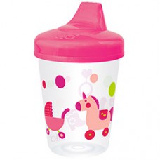 Copo Antivazamento 207ml + 9 Meses Divertida Lillo Rosa