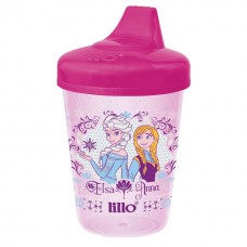 Copo Com Válvula Redutora Antivazamento 207ml Frozen Lillo Rosa