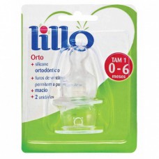 Bico De Mamadeira Silicone Ortodôntico Tam 1 C2 Un Lillo
