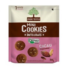 Cookie Integral Orgânico De Castanha Do Pará E Cacau MÃe Terra Pacote 120g