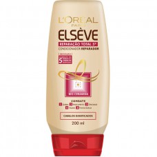 Condicionador Elseve Reparação Total 5 Para Cabelos Danificados 200ml