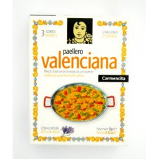 Tempero Carmencita Paellero Valenciana (03 Saches P/ 12 Porções) 12g